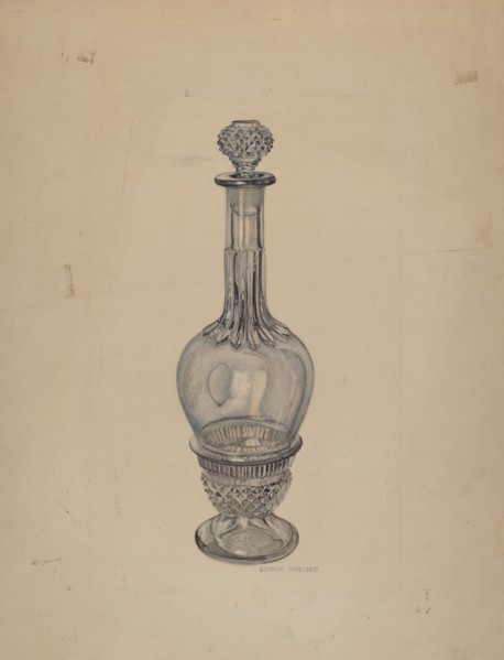 Decanter, c. 1940.