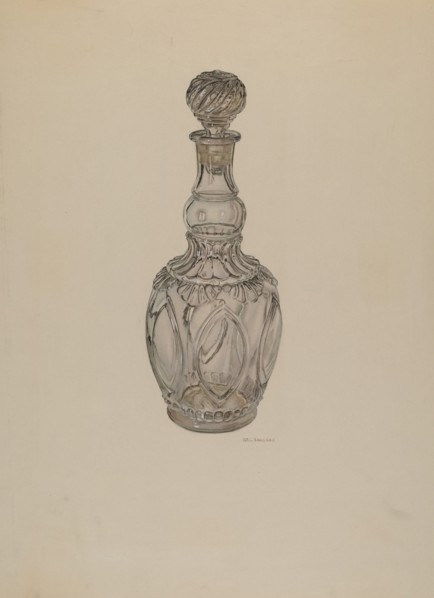 Decanter, c. 1940.