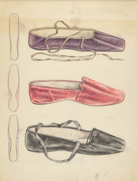 Slippers, c. 1940.