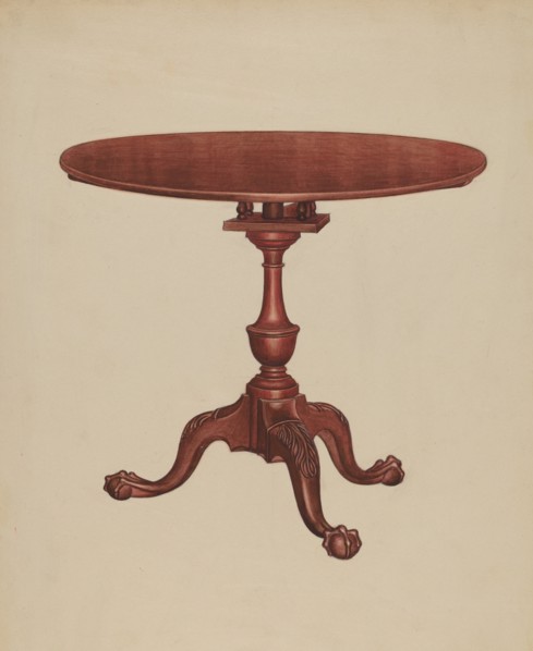 Tip-top-table, 1937.