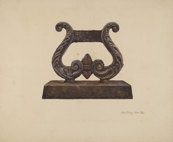 Foot Scraper, c. 1942.
