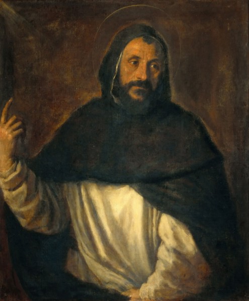 Saint Dominic. Creator: Titian (1488-1576).