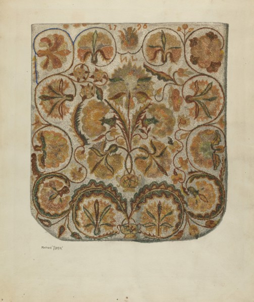 Bedspread, c. 1936.