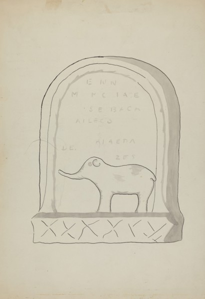 Tombstone, c. 1936.