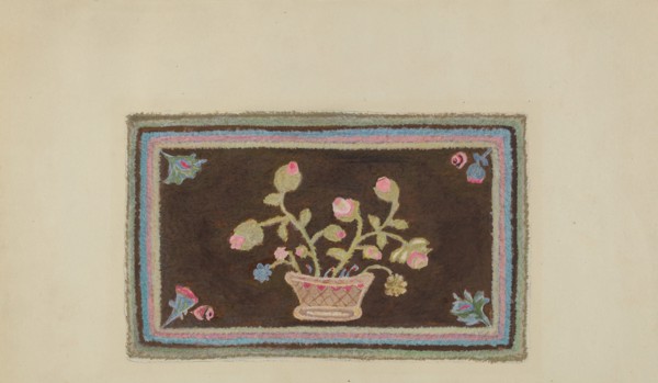 Hooked Rug, c. 1938.