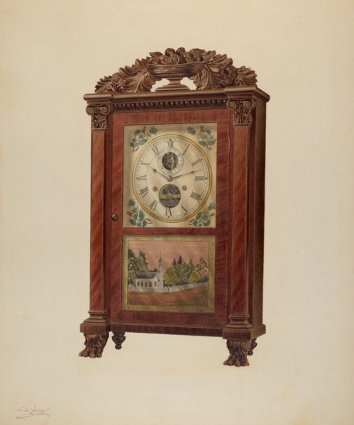 Shelf Clock, c. 1938.
