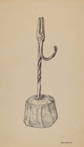 Rush Holder, c. 1939.