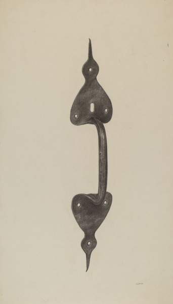 Door Handle, c. 1941.