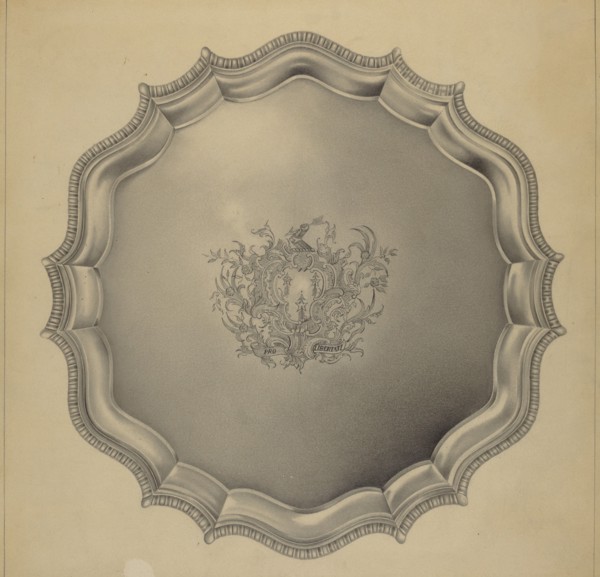 Silver Tray, c. 1937.