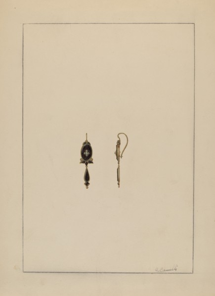 Earrings, 1935/1942.