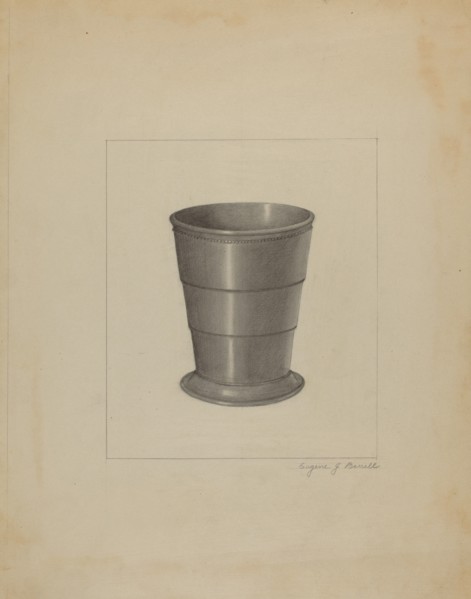 Pewter Cup, c. 1936.