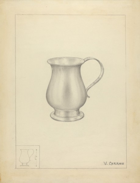 Silver Mug, c. 1936.
