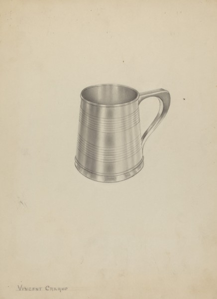 Silver Mug, c. 1937.