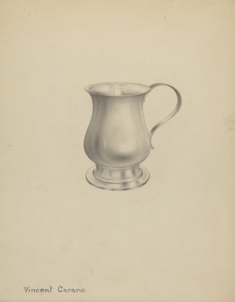 Silver Mug, c. 1937.