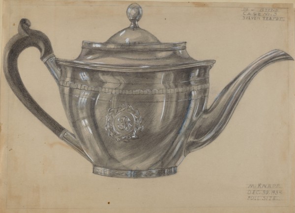 Silver Teapot, 1934.