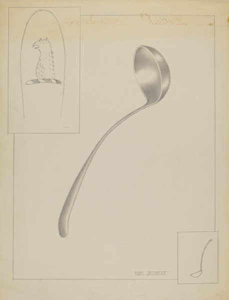 Silver Ladle, c. 1936.