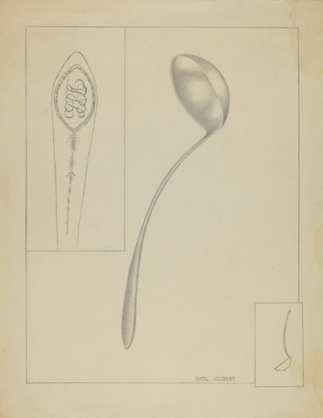 Silver Ladle, c. 1936.