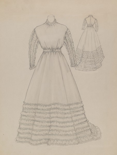 Wedding Dress, c. 1936.