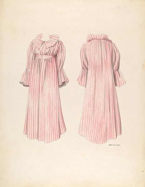 Girl's Wrapper, c. 1937.