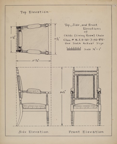 Chair, 1935/1942.