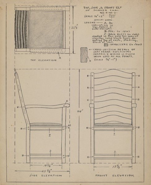 Chair, 1935/1942.