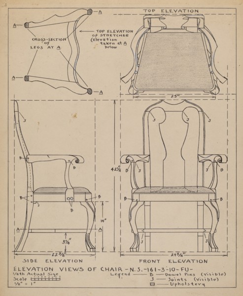Chair, 1935/1942.