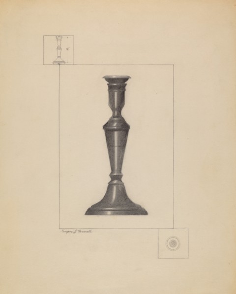 Candlestick, c. 1936.