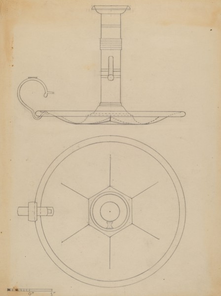 Candlestick, c. 1937.