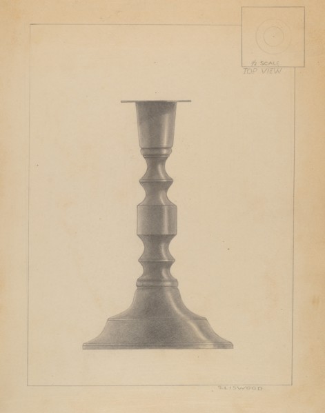 Candlestick, c. 1936.