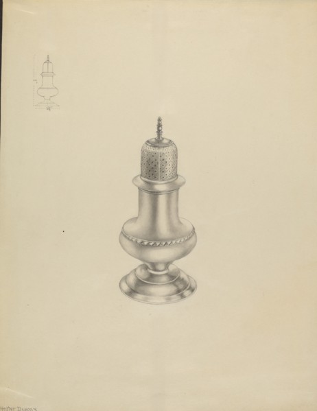 Silver Caster, c. 1936.