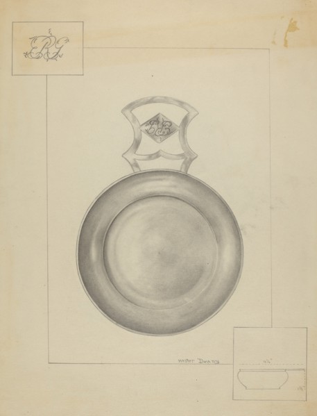 Silver Porringer, 1936.