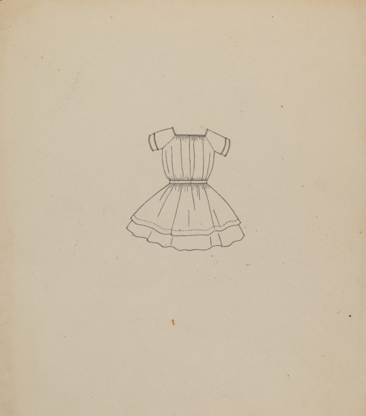 Child's Dress, c. 1936.
