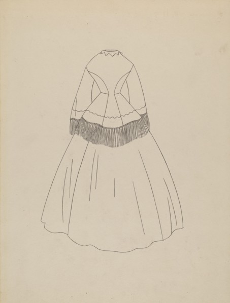Dress Pattern, c. 1938.