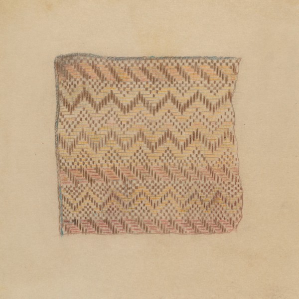 Section of Mat, c. 1935.