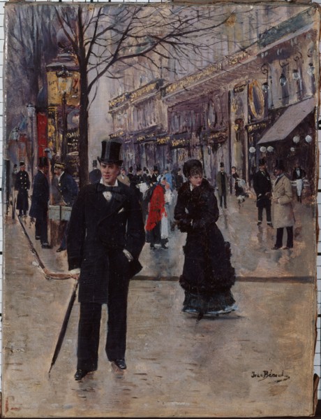 On the Boulevard, c1880.