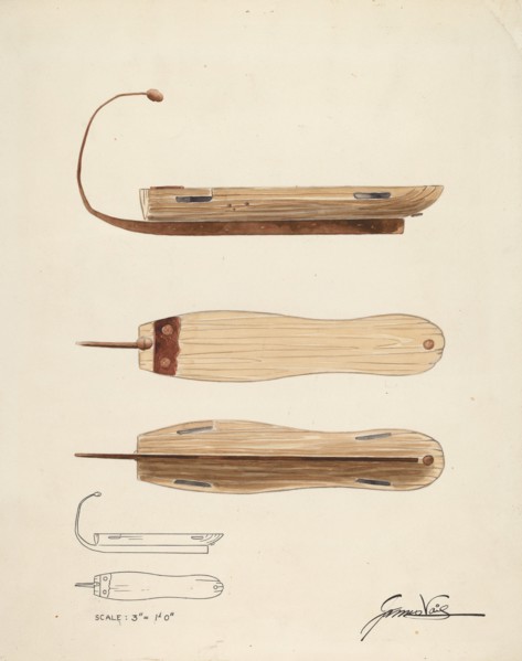 Bishop Hill: Skate, 1936.