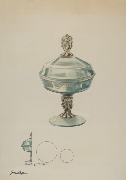 Covered Compote, c. 1936.