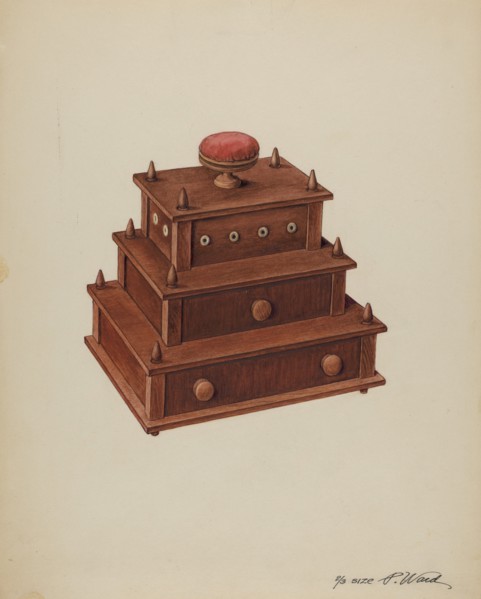 Sewing Cabinet, 1935/1942.