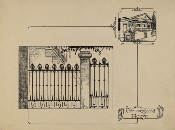 Cast Iron Fence, 1935/1942.