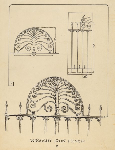 Balcony Railing, 1935/1942.
