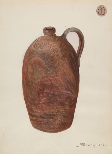 Pottery Jug, c. 1936.