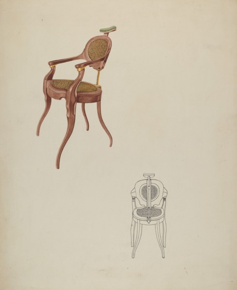 Dental Chair, c. 1937.