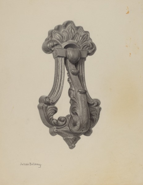Door Knocker, c. 1940.