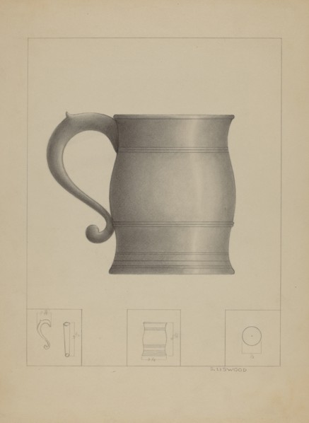Pewter Mug, 1935/1942.