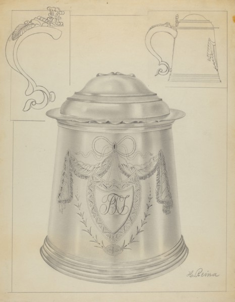 Silver Tankard, c. 1936.