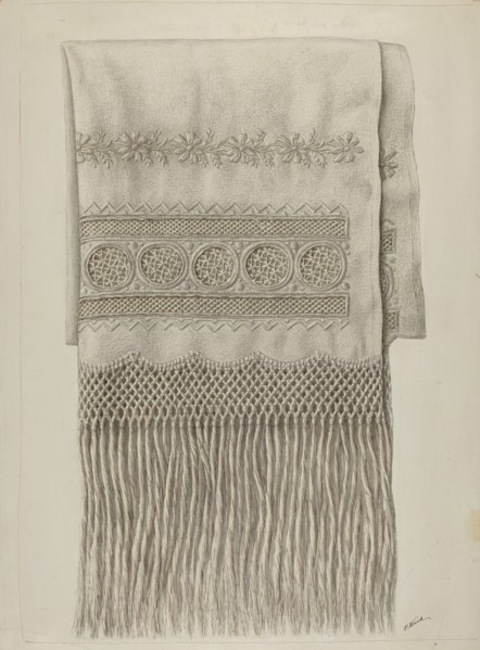 Embroidered Cloth, c. 1939.