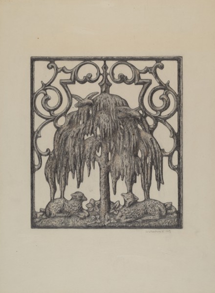 Cemetary Gate, 1937.