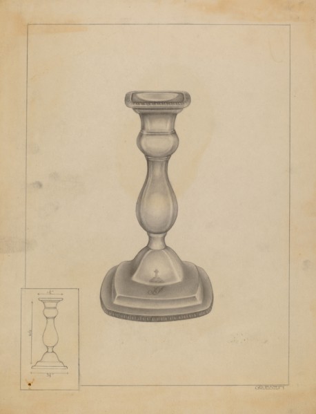 Candlestick, c. 1936.