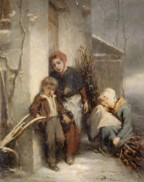 The closed door, 1855.