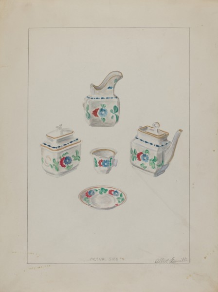 Toy China Set, c. 1936.